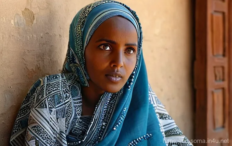 소말리아의 영화 산업 - Reclaiming Narratives: An Elder's Wisdom on Screen**

A close-up portrait of a young, determined Som...