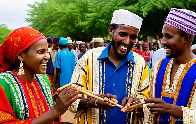 소말리아 전통 악기 사용법 - The Soulful Kaban Performer**

"A Somali male musician, aged 30-40, sits gracefully on a low stool o...
